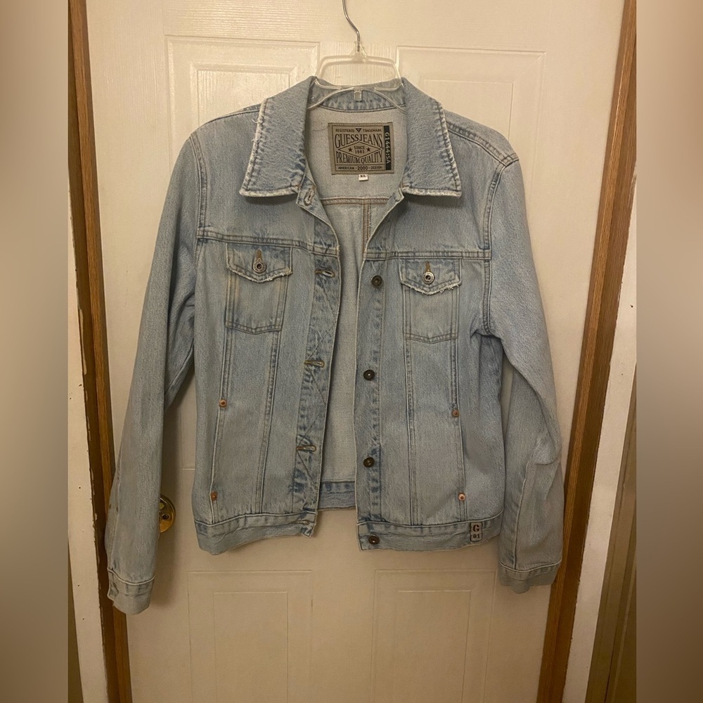 Guess Light Wash Vintage Denim Jacket